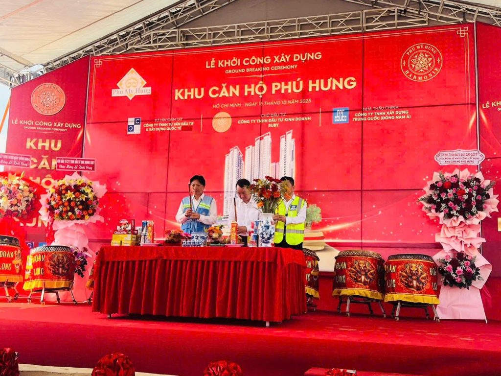 PHÚ MỸ HƯNG CHÍNH THỨC KHỞI CÔNG DỰ ÁN MỚI TẠI BÌNH DƯƠNG