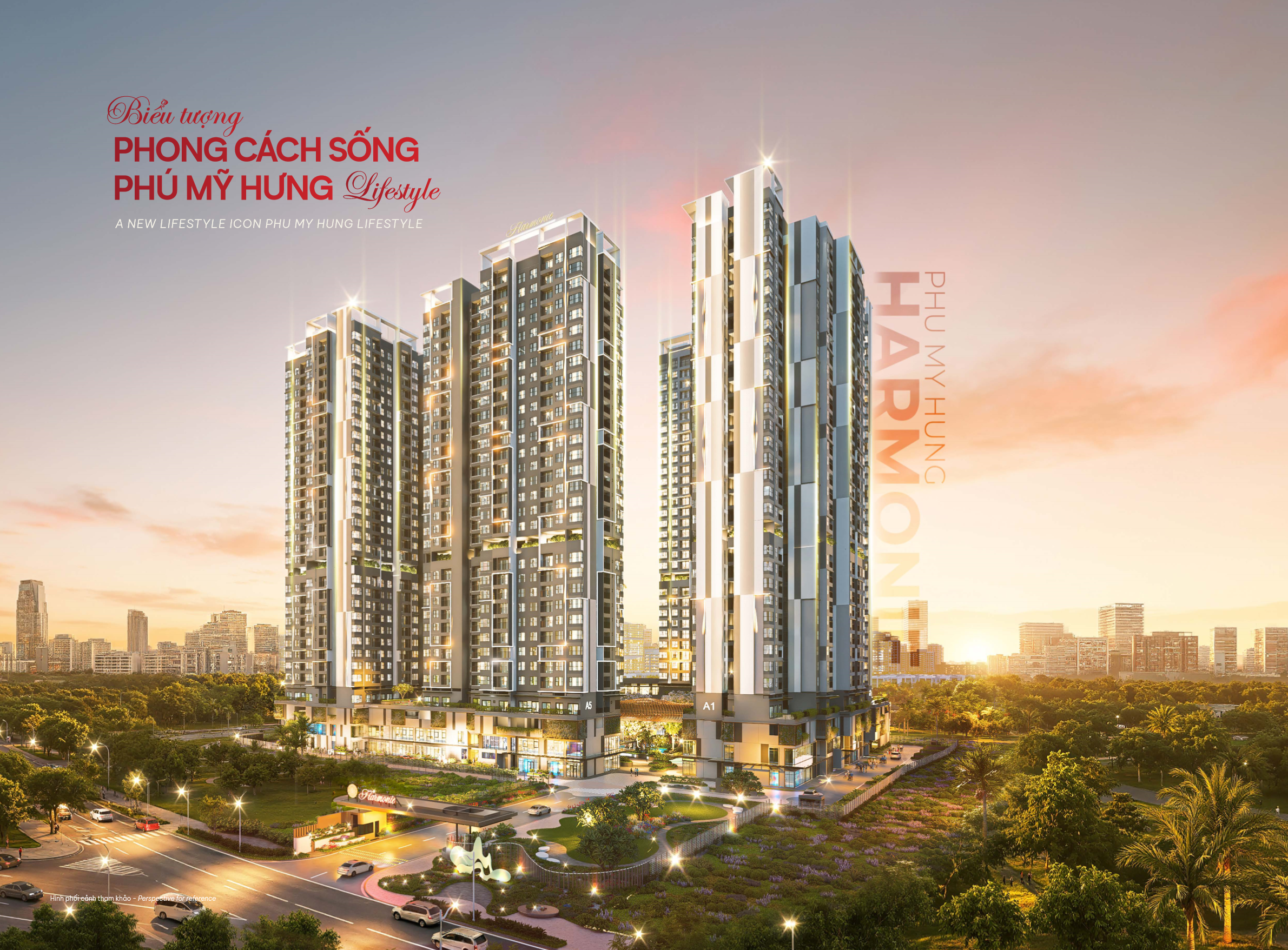 Phối cảnh dự án Phú Mỹ Hưng Bình Dương